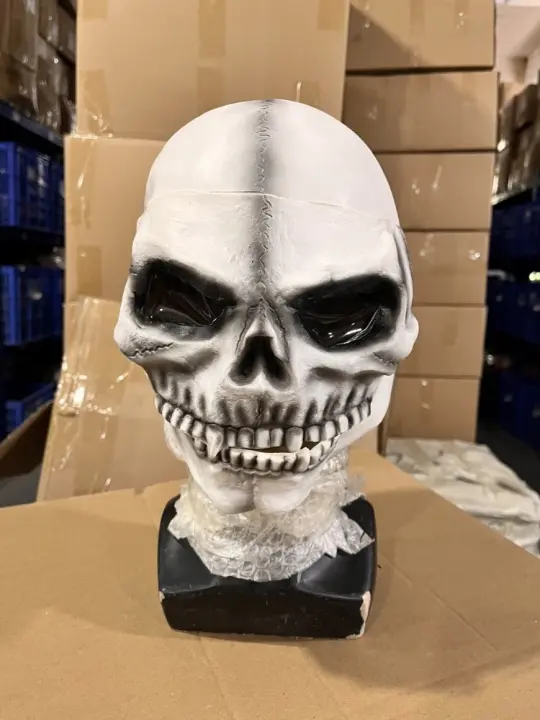 Máscara de casco de calavera de Halloween, cubierta de casco de cabeza completa, máscara de calavera completa - 1
