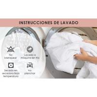 Protector Colchón Acolchado Reversible / Impermeable Ajustable, Microfibra, Transpirable, Funda para Colchon estira hasta 33 CM de Profundidad. Blanco Cama 90 105 135 150 CM Cuna 60x120 CM. Para Niños Adultos Ancianos Fácil Lavado. - details 3