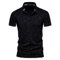 Camiseta Polo AIOPESON Casual Impresa para Hombres Diseño Delgado con Cuello en Algodón de Alta Calidad para Verano Estilo Clásico Ropa Masculina - details 3