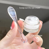 Aplicador de crema para ojos, rodillo de cuchara, palo de masaje transparente, espátulas cosméticas, mascarilla Facial antiarrugas, cuchara de plástico para el cuidado de la piel, 5 uds. - details 4