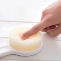 Cepillo de baño del mismo estilo mango largo pelo suave bañador de espalda fricción de espalda artefacto de ducha limpiador de espalda cepillo de baño sin impresión - details 1