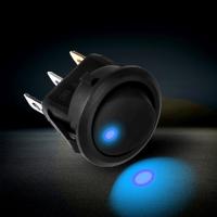 Interruptor de Luz LED Azul Iluminado Rocker de Coche Redondo con Iluminación para Barcos, RV, Camiones Kit de Conversión de Iluminación - details 4