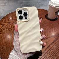 Funda de Teléfono de Cinta Ondulada a la Moda para iPhone Silicona Suave, a Prueba de Golpes, Color Caramelo Fosco - details 9