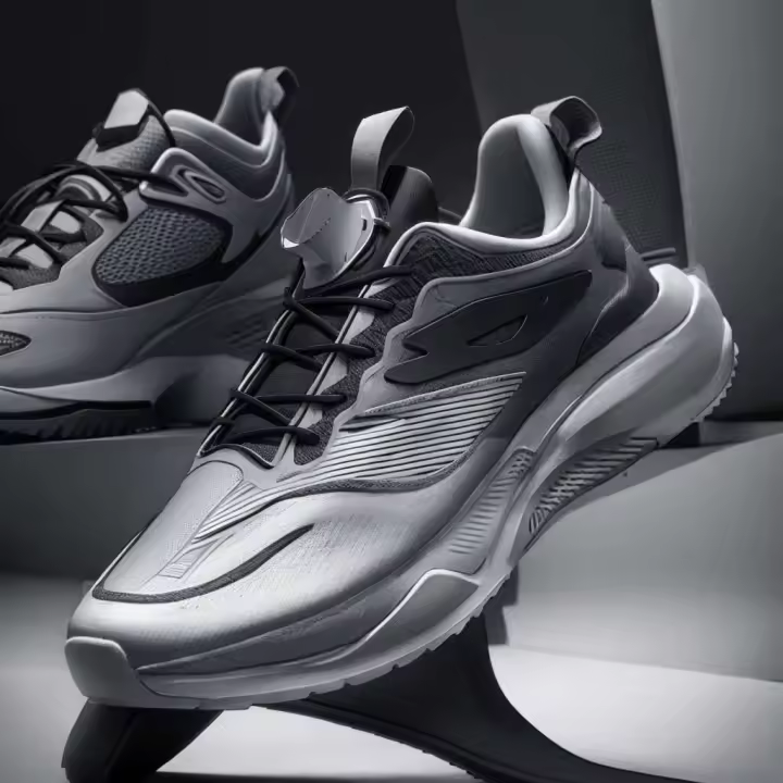 2024 Otoño Primavera Transpirable Botón giratorio Correa Hombres y mujeres Zapatos para correr absorbentes de golpes - 1