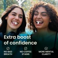 NeuroGum Energy Caffeine Gum (54 comprimidos) Sin azúcar, contiene teanina, cafeína, vitamina B12 B6- Energía de rompecabezas masculina femenina - details 4
