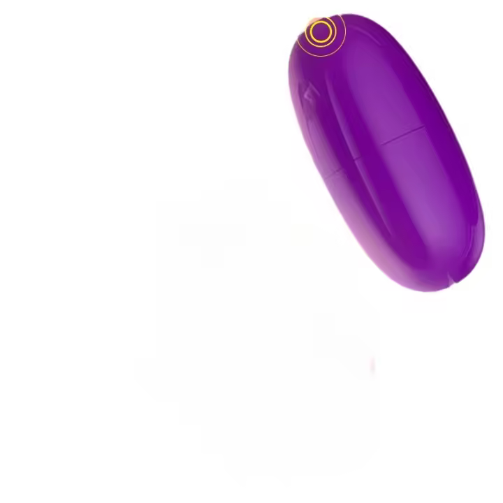 Juguetes Sexuales Doble Vibración USB Lengua Lamiendo Choque Fuerte a los Huevos - 1