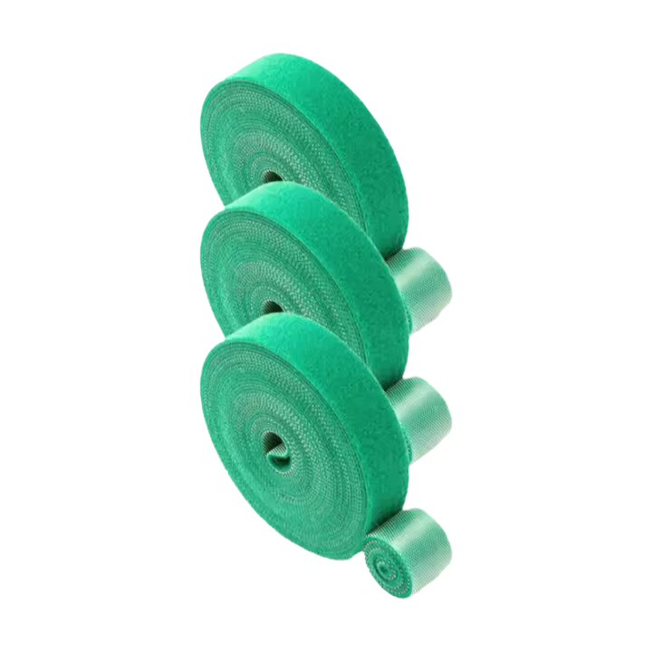 Tapes de Sujeción Rápida de Adhesivo Verde 3Pcs Soporte para Plantas de Jardín - 1