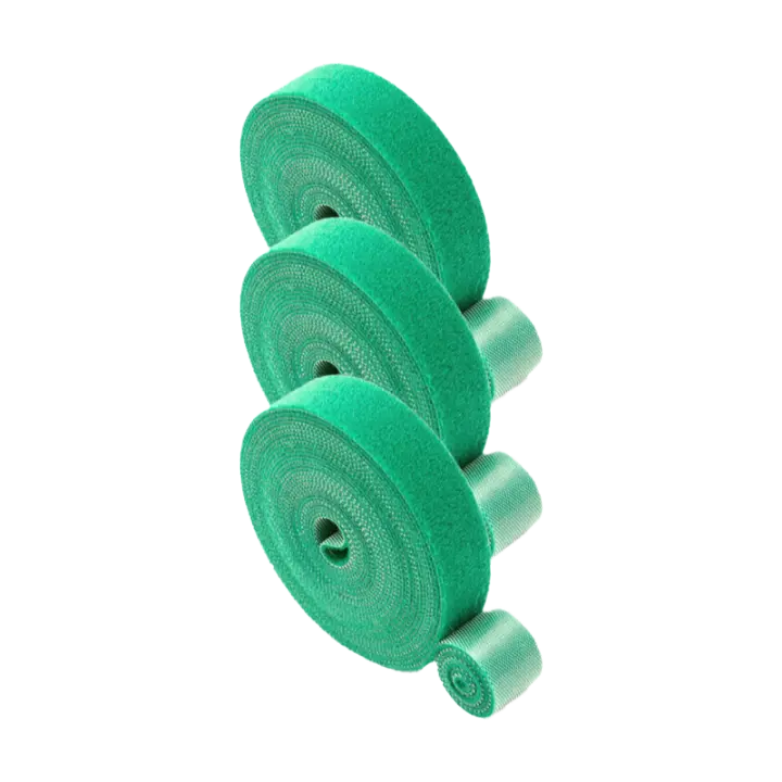 Tapes de Sujeción Rápida de Adhesivo Verde 3Pcs Soporte para Plantas de Jardín - 1