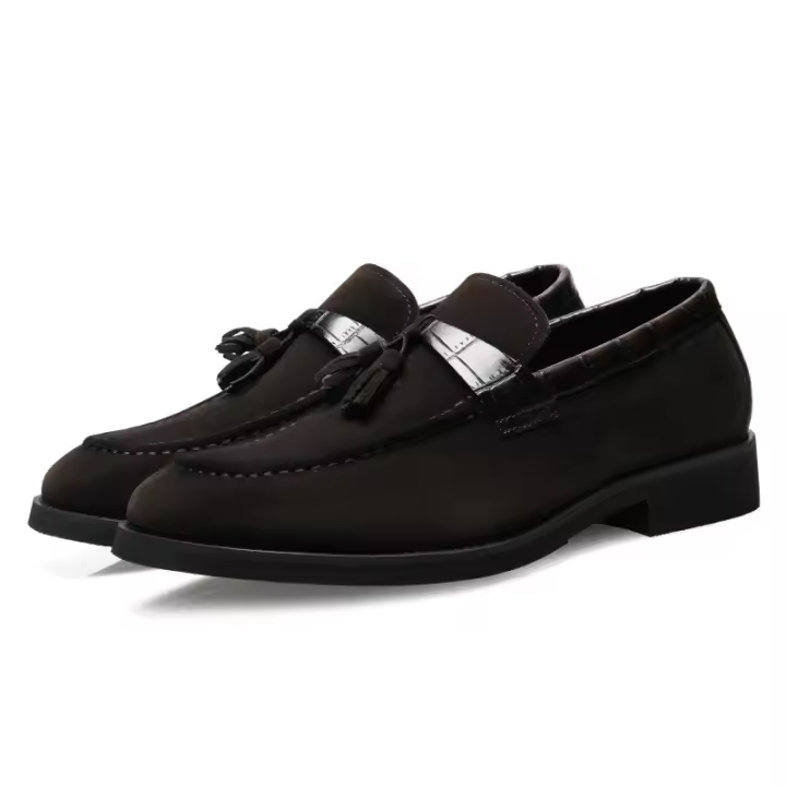 Zapatos de Cuero de Negocios para Hombres Punto de Moda Británica Su Liu Versátil Casual - 1