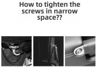 Ratchet de Acero Inoxidable Mini Palanca de Ratchet de 1/4" 3/8" 1/2" Manejo Reversible - details 5