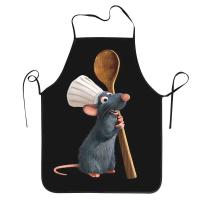 Unisex Ratatouille Remy con cuchara delantal adultos mujeres hombres Chef Tablier cocina para cocinar película animada pintura - details 7