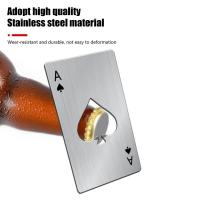 Abrebotellas de Poker de Acero Inoxidable Ace de Spades Abriador de Botella para Barra de Comedor - details 5