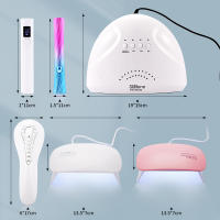 Lámpara LED portátil recargable de 3W Secado rápido de gel para uñas Herramienta de manicura compacta para belleza - details 3