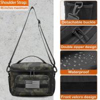 Bolsa de gimnasio para hombre al aire libre, bolsa de viaje masculina de gran capacidad, bandolera deportiva gruesa - details 11