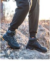 Botas de seguridad de invierno para hombre, ligeras y cómodas, punta de acero, zapatos de trabajo industriales antiperforación para exteriores, pie, 2025 - details 16