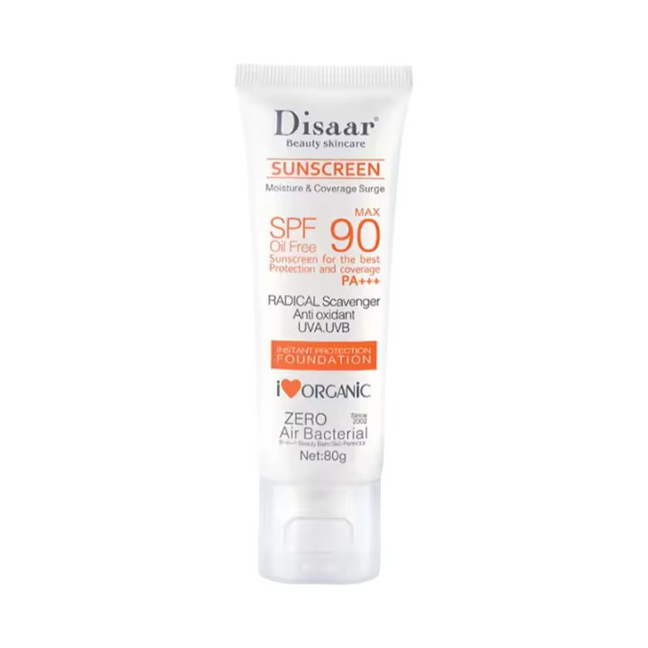Disaar nueva crema de protección solar 80g Spf90 Protector corporal loción Solar protector Facial Original solar para rostro - 1
