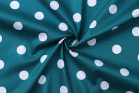 Vestido estampado con tirantes, estampado de lunares, ceñido a la cintura, falda con vuelo grande, falda de longitud media - details 2
