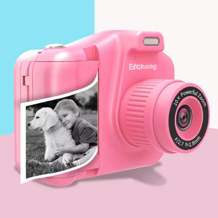 Cámara de impresión instantánea para niños, cámara de fotos Digital, juguete para niñas, cámara de Video para niños, regalo de cumpleaños para niños - 1