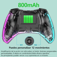 Mando inalámbrico para PS4/Slim/Pro Joystick Compatible con Bluetooth para Switch Android ios con 6 ejes - details 4