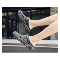Sandalias ligeras de EVA para hombre, zapatos informales con agujeros, zuecos para amantes del jardín en casa, zapatillas planas de playa al aire libre, talla grande 49 - details 25