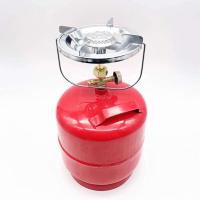 Estufa licuada de cobre para exteriores, cabezal de estufa con cilindro de gas integrado, mango portátil, equipo de camping - details 7