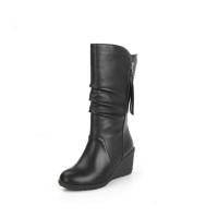 Otoño Invierno botas de mujer tacones de cuña botas martin zapatos - details 3