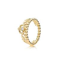 Anillo de amor con corona de princesa brillante de circonio, moderno y encantador, anillo Pandora Original, joyería exquisita, regalo DIY para mujer - details 2