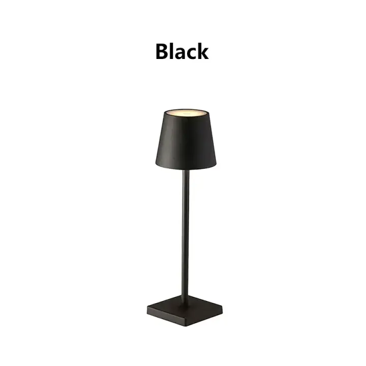 Lámpara LED de mesa con Sensor táctil, luz nocturna de escritorio de 3 colores, luz ambiental creativa para mesita de noche, lámpara de escritorio, Bar, decoración para exteriores - 1