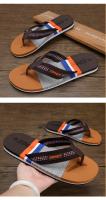 Zapatillas de hombre de alta calidad, zapatillas informales de moda para interiores, zapatillas de espiga, chanclas transpirables de playa para verano y exteriores, Zapatillas de casa - details 16