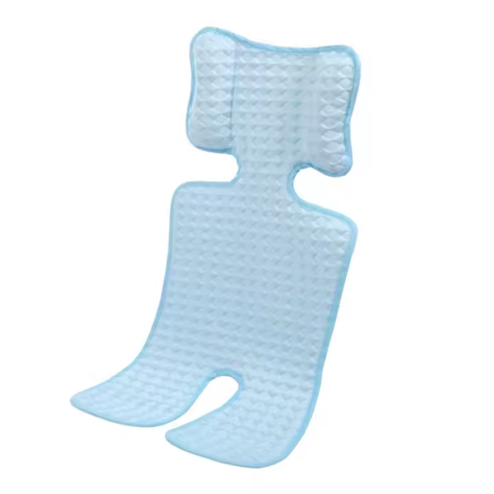 Cochecito de bebé cómodo Universal, alfombrilla de asiento refrescante, forro de asiento transpirable, almohadilla para cochecito, colchón de carrito de Color sólido suave para verano - 1