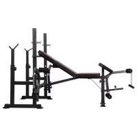 Fitness Tech Banco multiestación reclinable para prensa banca / sentadillas Bancos de ejercicio - details 4