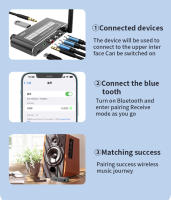 Receptor de Audio HIFI con Bluetooth 5,2, convertidor DAC Coaxial Digital a analógico de 3,5mm, AUX, RCA, Mic, u-disk Jack, adaptador inalámbrico ESTÉREO - details 13