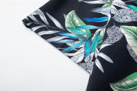 Camisa vintage con estampado floral completo, manga corta, para hombre y mujer, verano, playa, hawaiana, holgada, informal, versátil, floral. - details 4