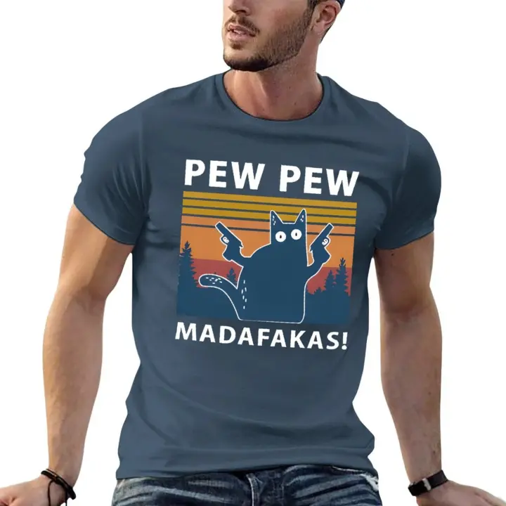Camiseta de moda para hombre con cuello redondo y estampado inglés interesante, divertida y humorística, adecuada tanto para primavera como para verano. - 1