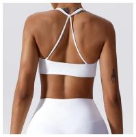 Sujetador Deportivo de Espalda Cruzada para Mujeres Top Deportivo de Yoga y Gimnasio Fitness Material de Nylon Transpirable y Hermoso - details 29
