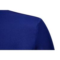 Camisas Negras Suaves de Algodón-Poliéster para Hombre Ropa Elegante Casual con Manga Larga y de Cachemira Azul - details 30