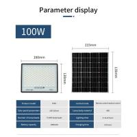 Reflector Solar estrellado para exteriores, lámpara Led de alta potencia superbrillante para jardín, controlado por luz impermeable, 100W, 200W, 300W - details 0