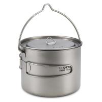 Lixada - maceta colgante portátil de titanio ultraligera, 900 ml/1600 ml, con asa plegable con tapa, utilizada para acampar al aire libre, hacer senderismo, - details 37