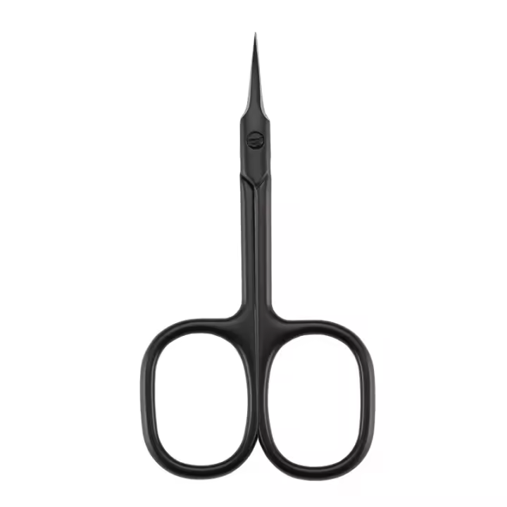 Tijeras para cutículas, recortador de cutículas Extra fino para manicura y pedicura, hoja curva, Kit de aseo con punta puntiaguda precisa para decoración de uñas - 1