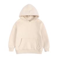 Sudadera con capucha gruesa de color sólido para niños, 95% algodón, 2 a 13 años, novedad - details 2
