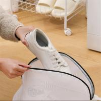 2 bolsas de lavado de zapatos, bolsa de lavandería premium para zapatos/zapatillas de deporte para lavadora con cremallera - details 2