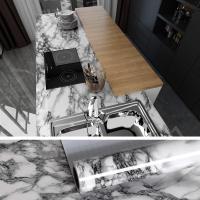 Pegatina de Pared de Mármol Vinílico Papel Tapiz Adhesivo Impermeable para Baño, Cocina, Armario - details 13