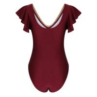Traje de baño sexy de una pieza con ribete de encaje, traje de baño con volantes, ropa de playa para mujer, traje de baño al aire libre 2024 - details 22