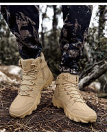 Zapatos de senderismo para hombre, zapatillas tácticas de cuero de gamuza, resistentes al desgaste, senderismo, caza - details 12