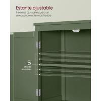 Mueble de Baño Almacenamiento Regulable Armario de Cocina con 2 Cajones y 2 Puertas - details 9