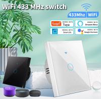 WiFi Smart Switch Interruptor Táctil Temporizador de Pared 220V Sin Cableado Neutro Graffiti Smart Life Panel de Interruptores de Control de Luz - details 0
