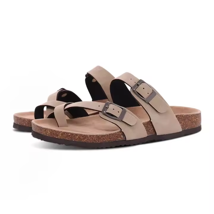 Zapatillas de Corcho LItfun Clásicas Sandalias de Interior Suaves con Hebilla Ajustable para Mujeres Zapatos de Moda de Estilo Mules - 1