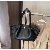 Bolsa de hombro de gran capacidad, estilo retro, nueva moda de primavera, axilas premium, versión coreana, bolso de mano para mujer. - details 29