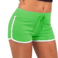 Pantalones cortos deportivos sexys estilo playero, pantalones cortos de retazos para vacaciones, pantalones cortos ajustados de cintura baja, pantalones de playa para mujer, ropa de calle de verano - details 9