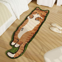 Lindo estilo insfeng gato alfombra de dormitorio de peluche en forma especial sofá de Sala de estar alfombra de niños alfombra de habitación antideslizante manta de cama - details 2